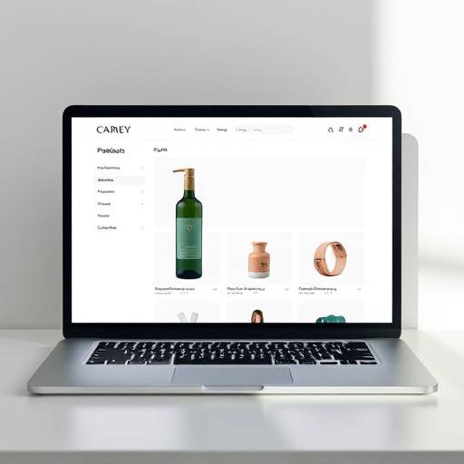 Screenshot of Beta Inc's e-commerce website